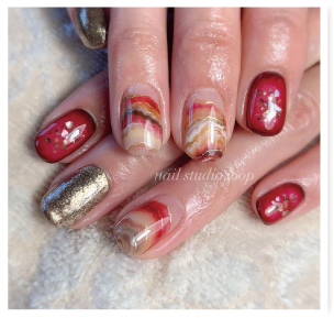 ３Dひまわりネイル