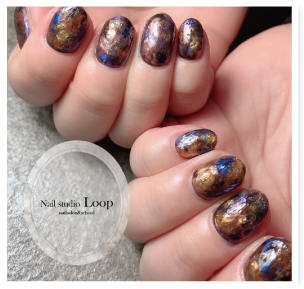 ウォーターマーブル風